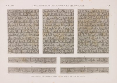 Kufic Inscriptions by Unbekannt