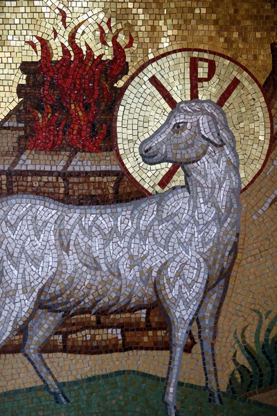 Kykkos Monastery, Cyprus: Lamb of God Mosaic, Pedoulas, Cyprus by Unbekannt