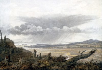 Landscape and cloud study by Luke Howard, c 1808-1811 by Unbekannter Künstler