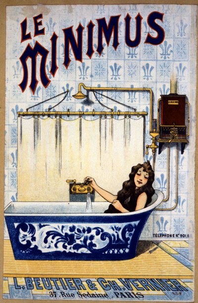 Le minimus Bathroom, c. 1900 by Unbekannter Künstler