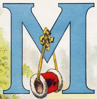 Letter M: the sleeve. Engraving in "ABC L