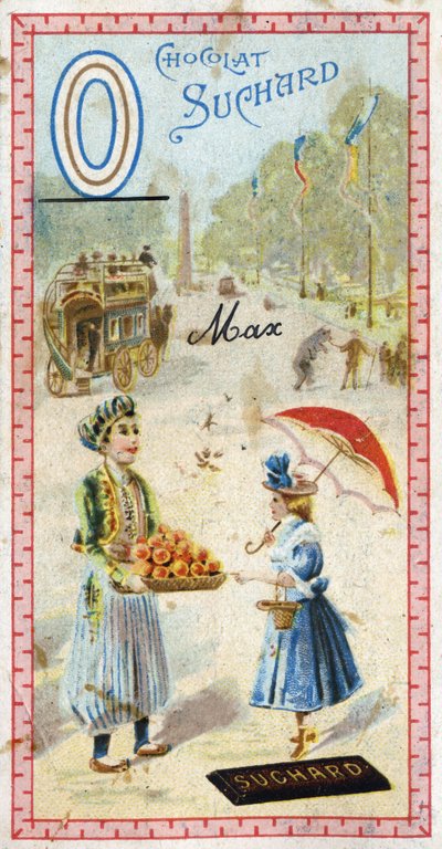 Letter O: Omnibus, Ottoman, Umbrella, Oriflame, Orange, Obelisk, Bear by Unbekannt