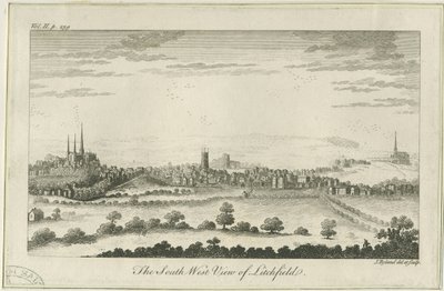 Lichfield - South West View by Unbekannt