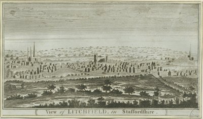 Lichfield - South West View by Unbekannt