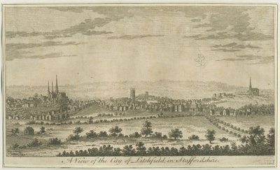 Lichfield - South West View by Unbekannt