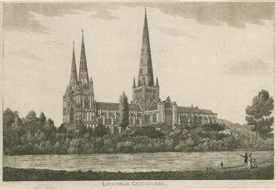 Lichfield Cathedral - South View by Unbekannt