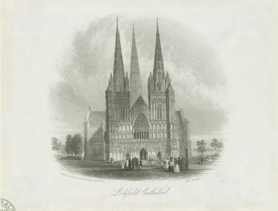 Lichfield Cathedral - West Front by Unbekannt