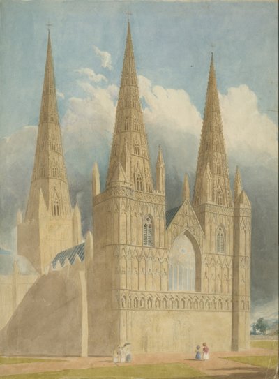 Lichfield Cathedral - West Front by Unbekannt
