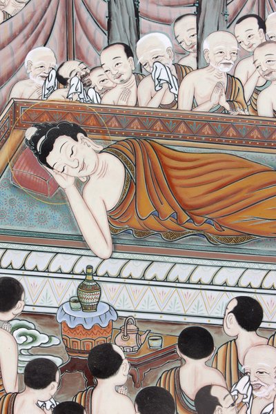Life of Buddha: After 45 Years of Teaching the Dharma, the Buddha Passed into Parinirvana, Seoul, South Korea by Unbekannt