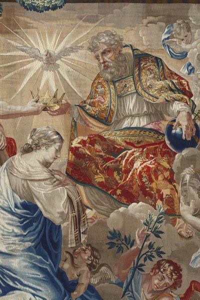Life of the Virgin: Coronation of the Virgin (Detail) by Unbekannt