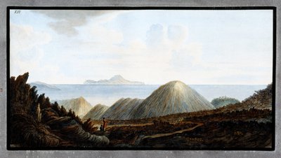 Little Mountains Below Mount Vesuvius, Kingdom of Naples by Unbekannter Künstler