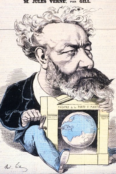 Nantes - Musee Jules Verne - Cartoon by Gill by Unbekannt
