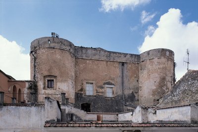 Low angle view of a castle, San Nicandro Garganico, Gargano National Park, Puglia, Italy by Benjamin Baud