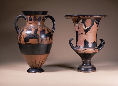 Orientalizing black-figure amphora, Greek, 6th century BC; red-figure calyx-krater, Greek, South Italy, 4th century BC by Unbekannt