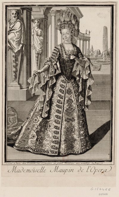 Mademoiselle Maupin of the Opera by Unbekannter Künstler