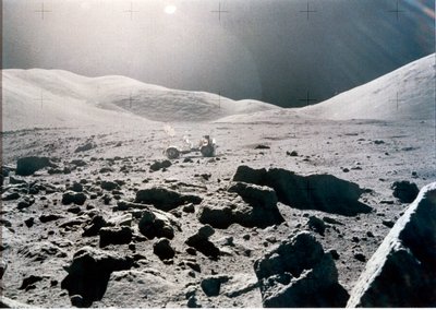 Manned Space Flight, USA, Apollo 15 Panoramic view of the Lunar surface by Unbekannt