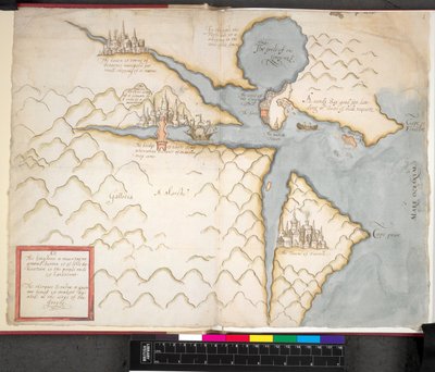 Map of La Coruna by Unbekannter Künstler