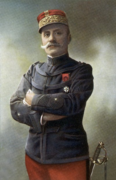 Marechal Ferdinand Foch, Division General in the French army then ordering armies Allies in North, head of General staff of the French army and Generalissimo of the troops Allies in March 1918, he obtains the rank of marechal in 1918 by Unbekannter Künstler