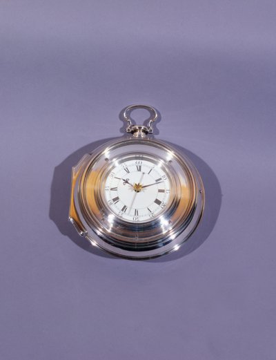 Marine watch, in silver pair-case, by John Harrison and Son by Unbekannt