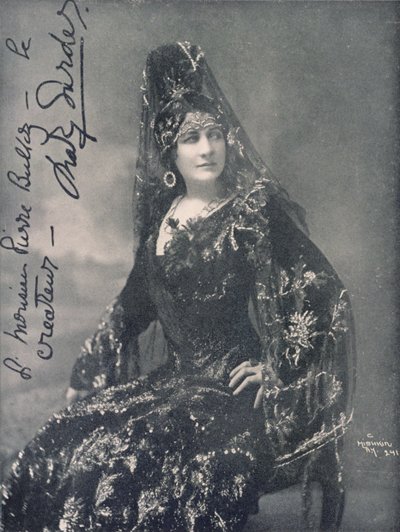 Mary Garden, Operatic Soprano, Studio Photograph in the Role of Carmen, by C. Mishkin by Unbekannt