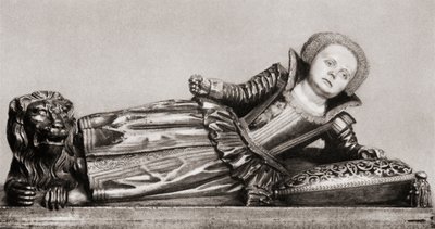 Mary of England, Scotland and Ireland, from Her Tomb at Westminster Abbey, from The Girl Through the Ages, Published 1933 by Unbekannt