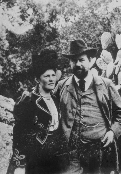 Max Weber and His Wife by Unbekannter Künstler