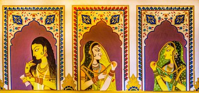 Miniature Painting, Arts and Crafts in Rajasthan, India by Unbekannter Künstler