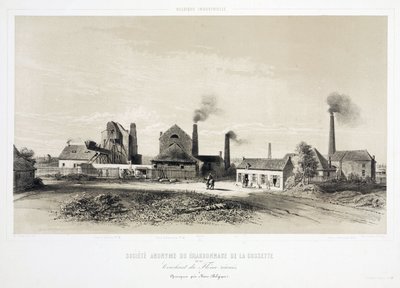 Mining, Coal De la Cossette Coalmining Company, Belgium by Unbekannt