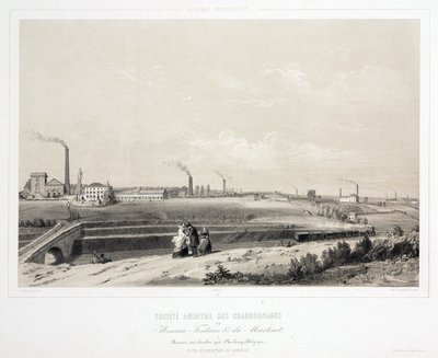 Mining, Coal Monceau Fontaine & du Martinet Coalmining Ltd, Belgium by Unbekannt