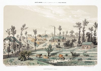 Mining, Metal Ores Zinc Mine, Rabotraedt, Prussia by Unbekannt