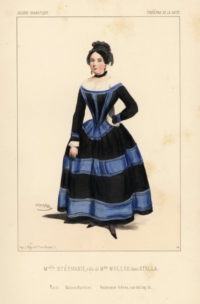 Miss Stephanie as Madame Muller in Stella, Theatre de la Gaite by Unbekannter Künstler