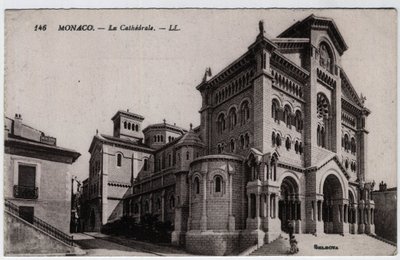 Monaco: Exterior View of the Cathedrale Notre Dame Immaculee by William M. Timlin