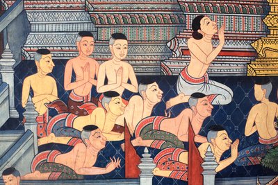 Monks (Detail) by Unbekannt