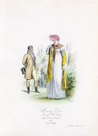 Morning Dress during the time of the Empire by Unbekannter Künstler