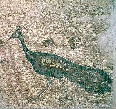Mosaic in the Church of the Multiplication of the Loaves and the Fishes by Unbekannt