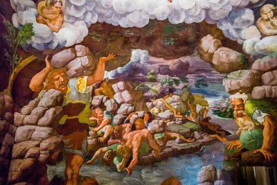 Most famous fresco of Mannerism: Giulio Romano