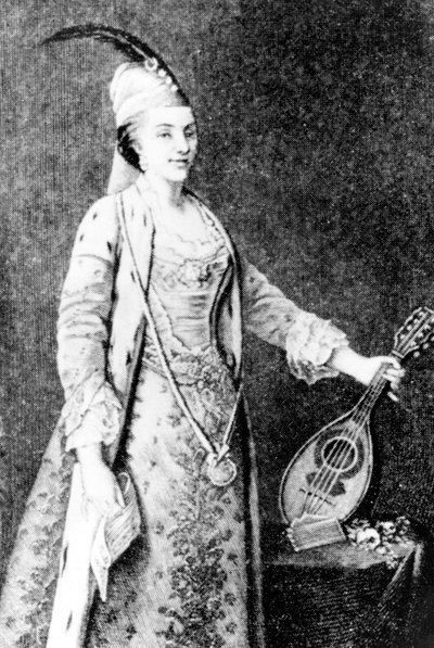 Mother of French poet Andre Chenier who opened literary salon in 1767 by Unbekannter Künstler