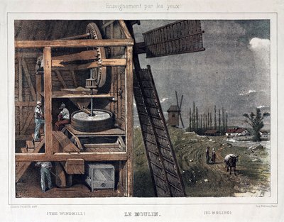 Windmill, Section Showing Operation by Unbekannt