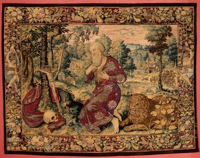 Saint Jerome (Flemish Tapestry) by Alec Hunter