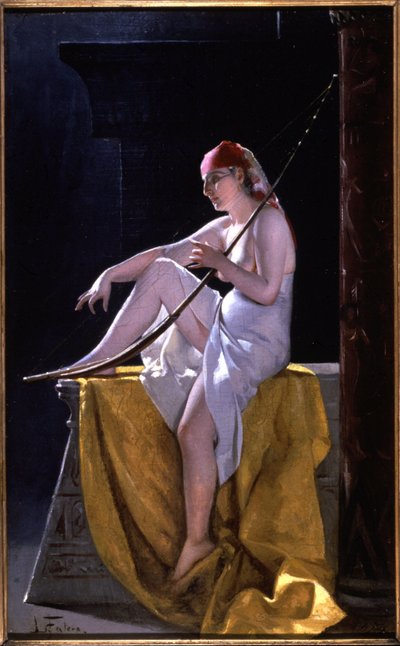 Musician under ancient Egypt by Unbekannter Künstler