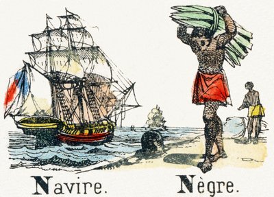 N - Navire Negre - Child Entertainment Alphabet c.1890 by Unbekannt