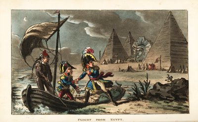 Napoleon Bonaparte abandoning the Revolutionary Army in Egypt by Unbekannter Künstler