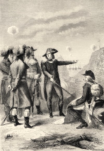 Napoleon at the Siege of Toulon, France in 1793 by Unbekannter Künstler