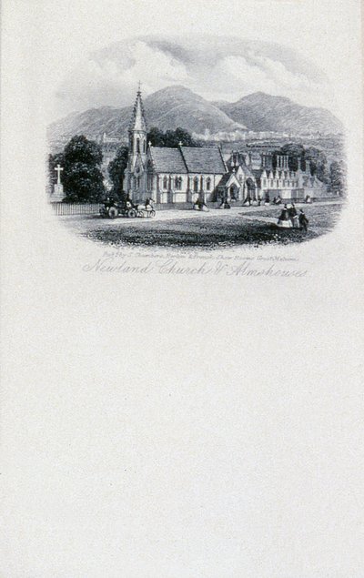 Newland Church and Almshouses, Worcestershire by Unbekannt