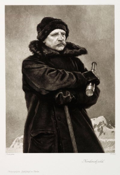 Nils Adolf Erik Nordenskjold, Swedish Geologist and Arctic Explorer, c 1880s by Unbekannt
