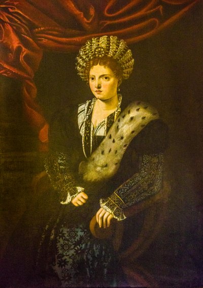 Oil painting of Isabella d