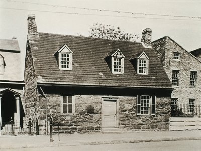 Old Stone House (1737) the oldest house in Richmond (United States) transformed today into a museum dedicated to Edgar Allan Poe by Unbekannt