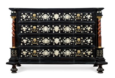 One of a Pair of North Italian Commodes, Probably Venice by Unbekannt