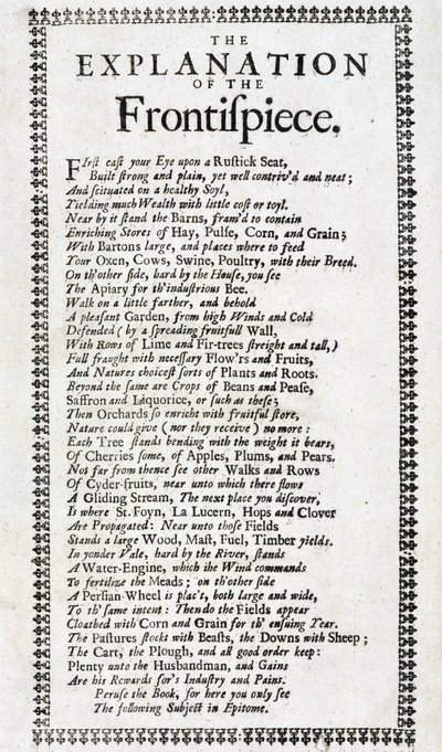 Title Page and Explanation in Poem Form of the 4th Edition of 