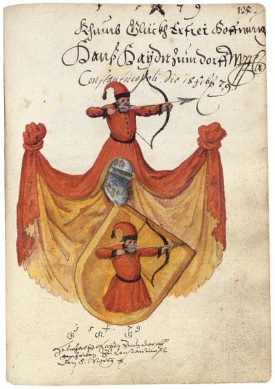 Page from the Album Amicorum of Salomon Schweigger von Sulz, 1576-1608 by Unbekannt